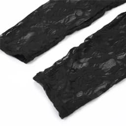 Women's Plus Size Leggings Solid Color Skinny Trousers Sheer Floral Lace Stitching Leggings High Waist Stretch Trousers L-4XL