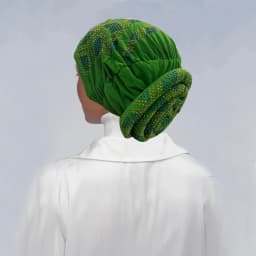 2024 Summer Women's Turban Cap with Padded Diamonds Elastic Muslim Headscarf Bonnet African Female Head Wraps Turbante Mujer
