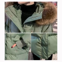 Thicken Coat 2026 New Winter Korean Loose Down Cotton Jacket Female Warm Hooded Parka Overcoat Female Solid Casual Long Coats