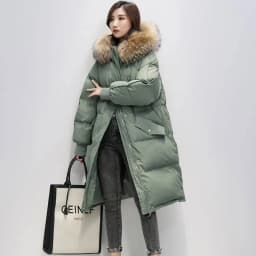 Thicken Coat 2026 New Winter Korean Loose Down Cotton Jacket Female Warm Hooded Parka Overcoat Female Solid Casual Long Coats