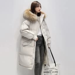 Thicken Coat 2026 New Winter Korean Loose Down Cotton Jacket Female Warm Hooded Parka Overcoat Female Solid Casual Long Coats