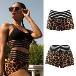 2024 New Sexy Women Women's Summer High Waist Sports Shorts Push Up Booty Fitness Sports Casual Gym Hot Short