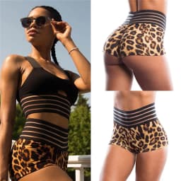 2024 New Sexy Women Women's Summer High Waist Sports Shorts Push Up Booty Fitness Sports Casual Gym Hot Short