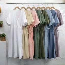 Vintage 100% Cotton Puff Sleeve Maxi Dress For Women Muslin Crepe Gauze V-Neck Bandage Lace Elegant Long Birthday Party Dress