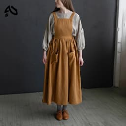 Vintage Cotton Linen Woman Dress Square Collar Back Cross French Style Medieval Dress
