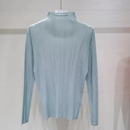 YUDX Miyake Pleated 2024 New Model Tops High Fashion Designer New Aesthetic Clothing Long Sleeve Turtleneck T-Shirt for Women's