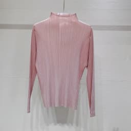 YUDX Miyake Pleated 2024 New Model Tops High Fashion Designer New Aesthetic Clothing Long Sleeve Turtleneck T-Shirt for Women's