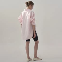 100% Cotton Women Shirts Casual Turn Down Collar Long Sleeve Tops Chic Elegant Pink Blouse Blusa Feminina