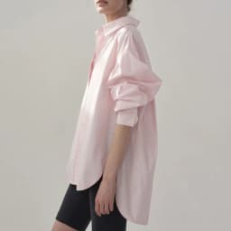 100% Cotton Women Shirts Casual Turn Down Collar Long Sleeve Tops Chic Elegant Pink Blouse Blusa Feminina