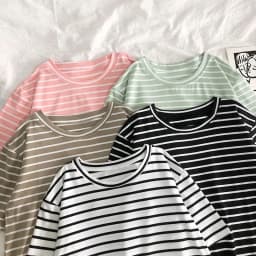 Harajuku Short Sleeve Korean O-Neck Casual Fashion Shirt Camiseta Feminina Tops T Shirt Women Solid Color Striped Punk T-shirt