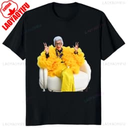 Thank You Iris Apfel Women Summer Print Cartoon T-shirt Loose Casual Harajuku Cotton Short Sleeve O-Neck Female T-shirt Tops