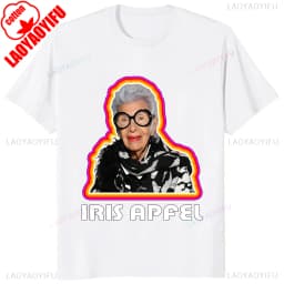 Thank You Iris Apfel Women Summer Print Cartoon T-shirt Loose Casual Harajuku Cotton Short Sleeve O-Neck Female T-shirt Tops