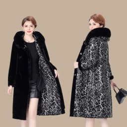 Fur Coat For Women Wearing Both Sides and Fur Integrated Coat 2026 New Loose Mother's Clothing Thickened and Warm Long Coat For