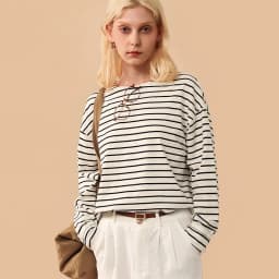 95% Cotton Women's T-Shirt Vinatge Striped Long Sleeve Tees Harajuku Basic Streetwear Tops Ropa Mujer Camisetas