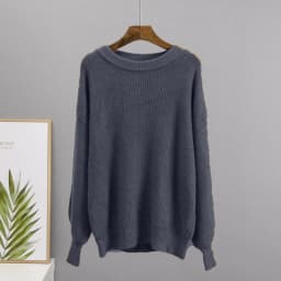 Hirsionsan Soft Loose Knitted Cashmere Sweaters Women 2023 New Winter Loose Solid Female Pullovers Warm Basic Knitwear Jumper