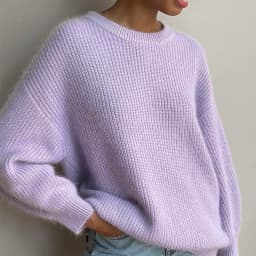 Hirsionsan Soft Loose Knitted Cashmere Sweaters Women 2023 New Winter Loose Solid Female Pullovers Warm Basic Knitwear Jumper