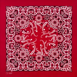 New Design High Quality Hip Hop Amoeba Cashew Cotton Square Bandana Scarf Headband Black Paisley Gifts For Men/Boys/Girls