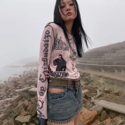 Karrram Y2k Aesthetics T-shirt Grunge Fairycore Harajuku Tshirt Japanese Cartoon Print Tee Shirts Korean Fashion Tops E-girl 00s