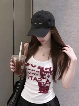 Y2k Clothes Vintage Sleeveless Tank Top 2024 Summer Print Personality Bright Color Sleeveless Aesthetic Harajuku Streetwear Slim