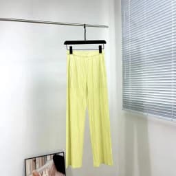 Women's Casual Elegant Women's Miyake Pleated 2025 Designer Loose Straight Pleated Trousers High Waist Wide Leg Black Pants
