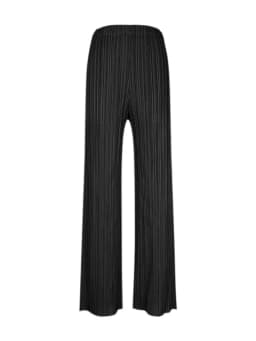 Women's Casual Elegant Women's Miyake Pleated 2025 Designer Loose Straight Pleated Trousers High Waist Wide Leg Black Pants