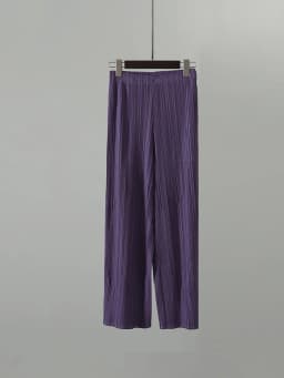 Women's Casual Elegant Women's Miyake Pleated 2025 Designer Loose Straight Pleated Trousers High Waist Wide Leg Black Pants