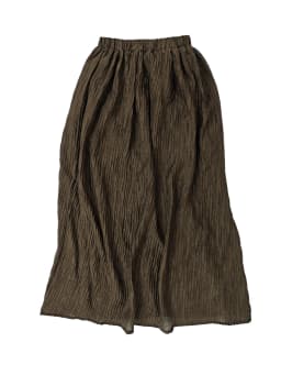 CHEERART Brown Pleate Elegant 2 Piece Sets Women Outfit V Neck Long Sleeve Cardigan Top And Maxi Skirt Set Fall Clothes
