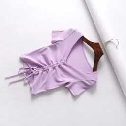 Sexy V Neck Cropped Tank Tops Women Drawstring Tie Up Front Camis Candy Colors Streetwear Slim Fit Ribbed Crop Top 2024
