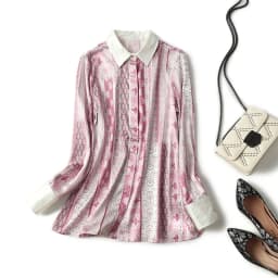 2024 Autumn Women Tops Office Lady Real Mulberry Silk Shirt Women's Long Sleeve Silk Blouse Loose Casual Elegant Shirts Zm3342