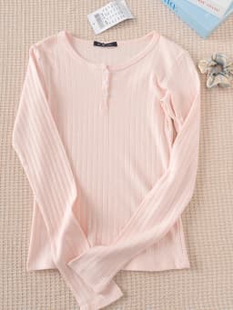 Vintage Floral Print Slim T-shirts Women Sweet Chic Button Round Neck Long Sleeve T Shirt Women Autumn Streetwear Y2k Tops 2024