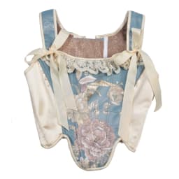 Women Fishbone Corset French Waist Shape Crop Top Vintage Bustier Slimming Shaping Girdle Adjustable Lace-Up Tied Corset Vest