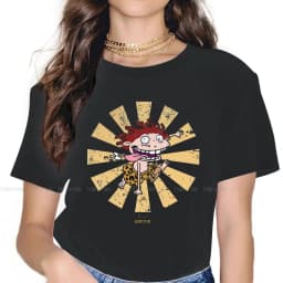The Wild Thornberrys Eliza Nigel Cartoon TShirt for Woman Girl 4XL Donnie Retro Japanese  Basic Leisure Sweatshirts T Shirt High
