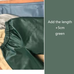 Genuine Leather Harem Pants Women Real Sheepskin Trousers High Elastic Waist 2026 New Streetwear Plus Size Pants Y2k Fashion