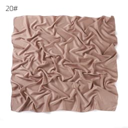 110*110CM Satin Silk Square Scarf For Women Muslim Hijab Shawl Headscarf Solid Headband Islamic Turban Bandana Bufandas Foulard