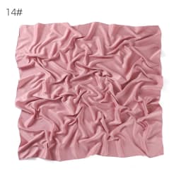 110*110CM Satin Silk Square Scarf For Women Muslim Hijab Shawl Headscarf Solid Headband Islamic Turban Bandana Bufandas Foulard