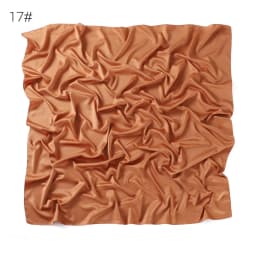 110*110CM Satin Silk Square Scarf For Women Muslim Hijab Shawl Headscarf Solid Headband Islamic Turban Bandana Bufandas Foulard