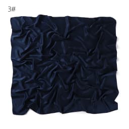 110*110CM Satin Silk Square Scarf For Women Muslim Hijab Shawl Headscarf Solid Headband Islamic Turban Bandana Bufandas Foulard