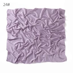 110*110CM Satin Silk Square Scarf For Women Muslim Hijab Shawl Headscarf Solid Headband Islamic Turban Bandana Bufandas Foulard