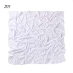 110*110CM Satin Silk Square Scarf For Women Muslim Hijab Shawl Headscarf Solid Headband Islamic Turban Bandana Bufandas Foulard