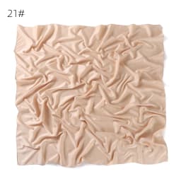 110*110CM Satin Silk Square Scarf For Women Muslim Hijab Shawl Headscarf Solid Headband Islamic Turban Bandana Bufandas Foulard