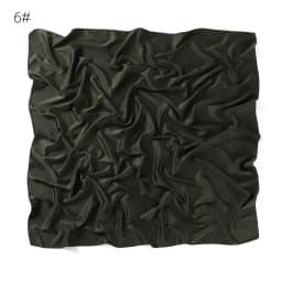 110*110CM Satin Silk Square Scarf For Women Muslim Hijab Shawl Headscarf Solid Headband Islamic Turban Bandana Bufandas Foulard