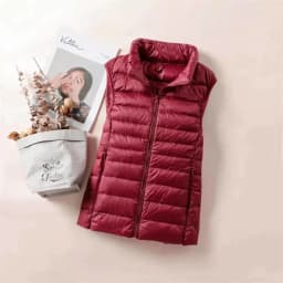 Autumn Winter Ultra-light Women Down Vest Jacket Sleeveless White Duck Down Warm Waistcoat Outerwear Coats for Woman Portable