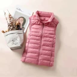 Autumn Winter Ultra-light Women Down Vest Jacket Sleeveless White Duck Down Warm Waistcoat Outerwear Coats for Woman Portable