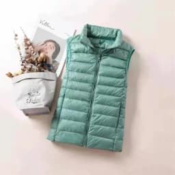 Autumn Winter Ultra-light Women Down Vest Jacket Sleeveless White Duck Down Warm Waistcoat Outerwear Coats for Woman Portable