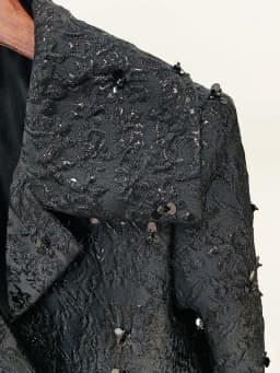 HIGH STREET Newest 2026 Runway Designer Jacket Women's Beaded Floral Jacquard Trimmed Jacket
