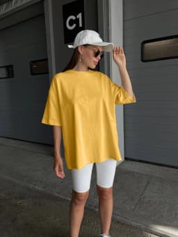 Hirsionsan 100% Cotton T Shirt Women 2024 Summer New Oversized Solid Tees Casual Basic Loose Tshirt Chic O Neck Female Tops