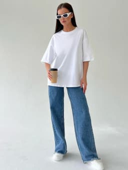 Hirsionsan 100% Cotton T Shirt Women 2024 Summer New Oversized Solid Tees Casual Basic Loose Tshirt Chic O Neck Female Tops