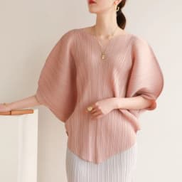 Miyake Pleated Women's Fashion V-neck Loose T-shirt 2024 Spring/Summer Fashion Korean Edition Underlay Top