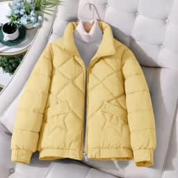 Winter Jacket Women's Stand collar Cotton Warm Coat Korean Loose Ladies Thicken Short Coat Solid Casual Student Jackets Female