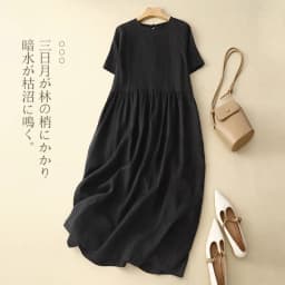 Women Cotton Linen Midi Dresses Summer Chic Female Vestidos Loose A-Line Dress Short Puffy Sleeve Casual Sundress